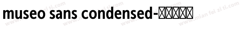 museo sans condensed字体转换
